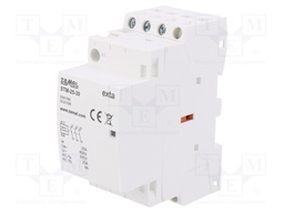 Contactor: 3-pole installation; 25A; 230VAC; NO x3; DIN; -5÷60°C