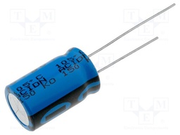 Capacitor: electrolytic; low ESR; THT; 1000uF; 25VDC; Ø12.5x20mm