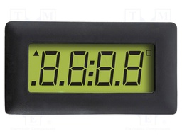Temperature meter; digital,mounting; on panel; LCD 4 digits