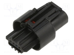 RECEPTACLE ASSY, 4CKT,1.8MM SLD WTW