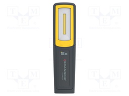 Torch: LED; 2.5h,5h; L: 181.8mm; 100/200lm; IP65; 6000K; -10÷45°C