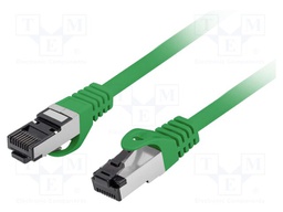 Patch cord; RJ45 plug,both sides; S/FTP; Cat 8.1; stranded; Cu