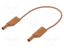 Test lead; 32A; banana plug with axial socket 4mm,both sides