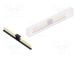 Connector: pin strips; pin header; male; PIN: 27; 2.54mm; SMT; 1x27