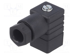 Connector: valve connector; plug; form C; 9.4mm; female; PIN: 4