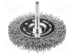 Tool accessories: wheel brush; stainless steel; Ø: 50mm