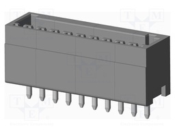 Connector: pluggable terminal block; socket; male; on PCBs