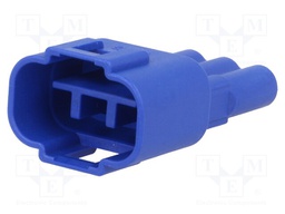 Connector: wire-wire; 570,E-Seal; plug; male; PIN: 3; IP67; blue