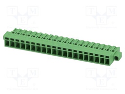 PCB connector, nominal cross section: 2.5 mm?, color: green,
