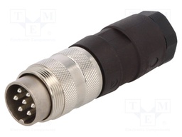 Connector: M16; male; for cable; IP40; plug; soldering; 300V; PIN: 7