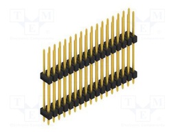 Connector: pin strips; pin header; male; PIN: 34; 2.54mm; THT; 2x17