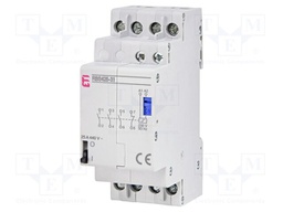 Contactor: 4-pole installation; 25A; 230VAC; NC + NO x3; RBS
