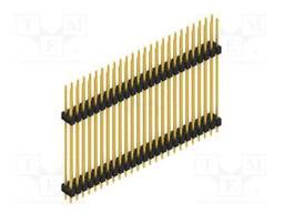 Connector: pin strips; pin header; male; PIN: 50; 2.54mm; THT; 2x25