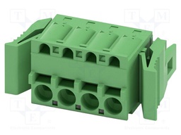 PCB connector, nominal cross section: 2.5 mm2, color: green,