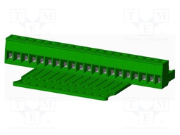 Connector: pluggable terminal block; plug; female; straight; 5mm