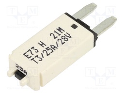 Fuse: resettable; 25A; 28VDC