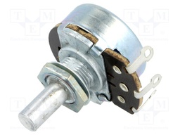 Potentiometer: shaft; single turn; 22kΩ; 500mW; ±20%; soldered; 6mm