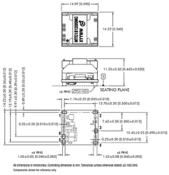 Converter: DC/DC; 1W; Uin: 18÷36V; Uout: 3.3VDC; Iout: 303mA; SMD