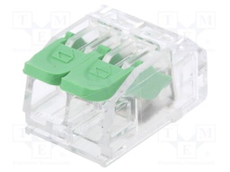 Installation quick splice; spring clamp; 0.2÷4mm2; 24AWG÷12AWG