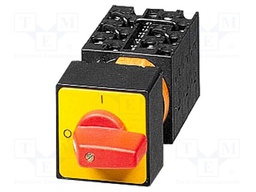 Switch: emergency cam switch; 2-position; 63A; 0-1; 37kW