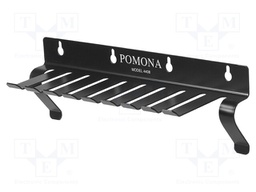 Hanger for test leads; Number of slots: 10; Mat: steel; L: 279.4mm