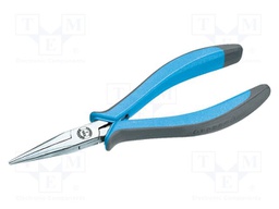 Pliers; half-rounded nose; ESD; for gripping,for bending; 155mm