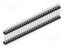 Connector: pin strips; pin header; male; PIN: 64; 2mm; THT; 2x32
