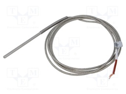 Sensor: temperature; Pt100; cl.B; Body dim: Ø5x100mm; Len: 2m