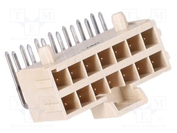 Connector: wire-board; male; Ultra; PIN: 14; angled; THT; tinned
