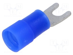 Tip: fork; M3; 1.5÷2.5mm2; crimped; for cable; insulated; tinned