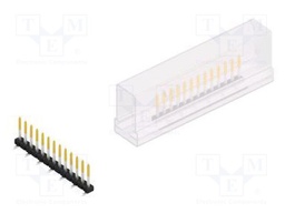 Connector: pin strips; pin header; male; PIN: 13; 2mm; SMT; 1x13