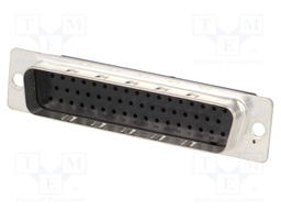 D-Sub; PIN: 50; for size 20 terminals; male; w/o contacts