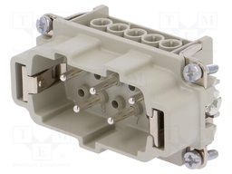Connector: rectangular; male; EPIC H-BVE; PIN: 5; 5+PE; size H-B 10