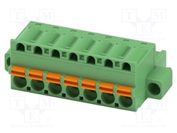 PCB connector, nominal cross section: 2.5 mm2, color: green,