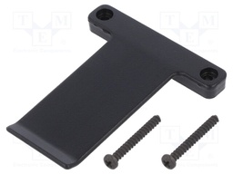 Clip; Colour: black; Application: for enclosures