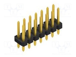 Connector: pin strips; pin header; male; PIN: 14; 2.54mm; THT; 2x7