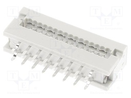 IDC transition; PIN: 16; IDC,THT; for ribbon cable; 1.27mm