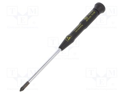 Screwdriver; Pozidriv®; Size: PZ1; precision,ESD