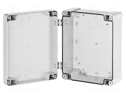 Enclosure: multipurpose; X: 190mm; Y: 240mm; Z: 105mm; ZP; light grey