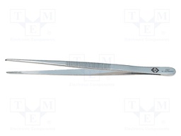 Tweezers; 155mm; for precision works; Type of tweezers: straight
