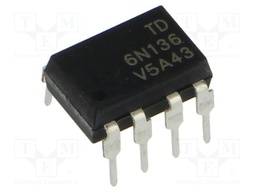 Optocoupler; THT; OUT: transistor; 5kV; DIP8; Colour: black