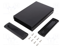 Enclosure: multipurpose; X: 146.6mm; Y: 209mm; Z: 41.6mm; black