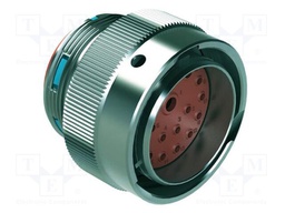 Connector: circular; plug; male; 25A; 250V; PIN: 18; IP67; straight