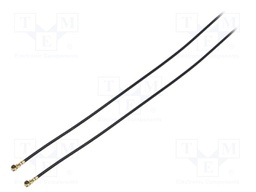 Cable: coaxial; U.FL,both sides; female; angled 90°; female; 0.3m
