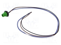 Connector: M12; socket; male; straight; with lead; PIN: 4; 0.34mm2