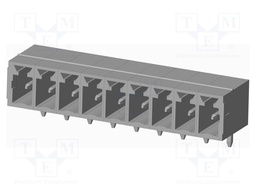 Connector: pluggable terminal block; socket; male; on PCBs