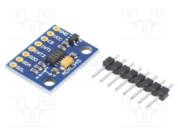 Sensor: position; accelerometer; 3.3÷5VDC; I2C,SPI; ADXL345