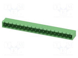 PCB headers, nominal cross section: 2.5 mm?, color: green, n