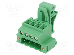 Pluggable terminal block; 5.08mm; ways: 4; angled 90°; socket