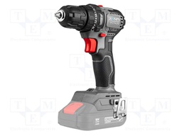 Drill/driver; battery; wood,metal; 0.8÷10mm; 0÷400rpm,0÷1.35krpm